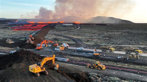 eruption volcanique en islande comment les autorites tentent darreter
