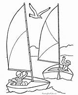 Pages Kids Coloring Sailing Boat Sailboat Boats July Coloriage Printable Voilier 4th Printables Drawing Sail Go Sheets Clipart Fourth Dessin sketch template