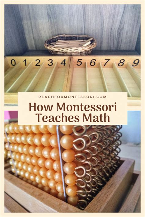 how montessori teaches math — the montessori minded mom