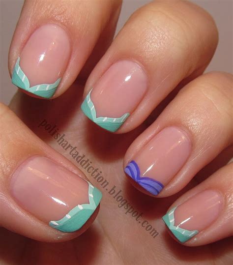 ariel nail art  mermaid nails nail art disney mermaid nails