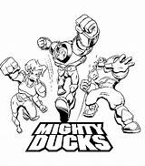 Ducks Mighty Duck Clipart Anaheim Ausmalbilder Colouring Library Beavers Power Ranger sketch template