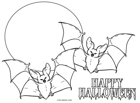 printable bat coloring pages  kids