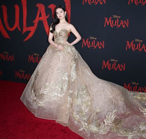 Yifei Liu Shines At The Premiere Of Mulan In Los Angeles 16 Photos