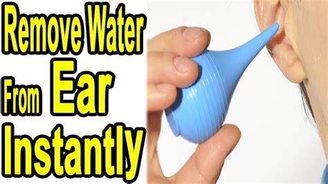 remove water  ears youtube