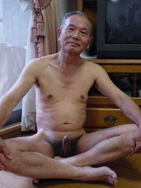 old asian grandpa nude men