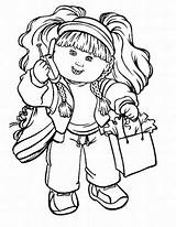 Kids Cabbage Patch Pages Coloring Getcolorings Fun May sketch template