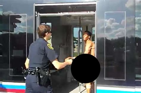 naked man wielding bug spray arrested after punching police at metro stop houston chronicle