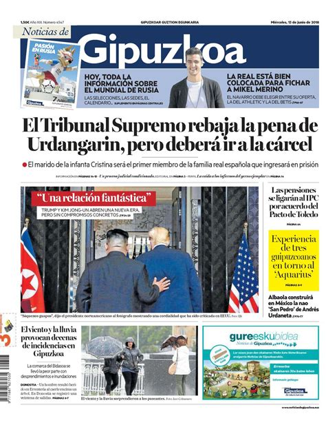 Calaméo Noticias De Gipuzkoa 20180613