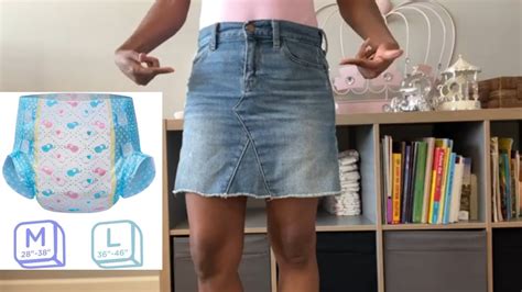 Bulky Or Discreet Trying On Adult Diapers Under Summer Clothes Summer