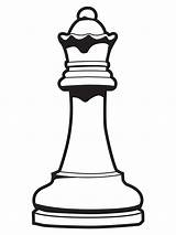 Chess Piece Queen Silhouette Pieces Drawing Knight Clipart Redbubble Getdrawings Stickers Sticker Flat sketch template