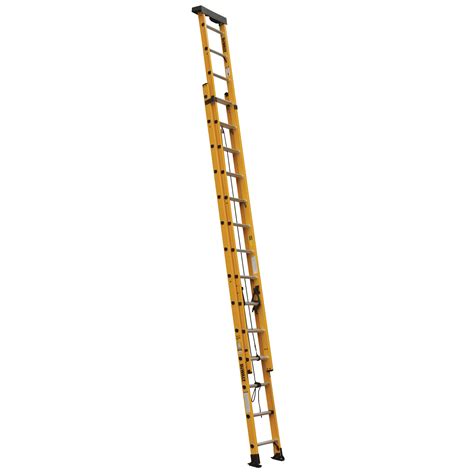 fiberglass extension ladder  lbs load capacity dxl pt dewalt