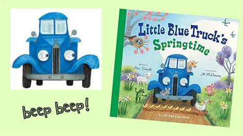 blue trucks springtime kids books read aloud youtube