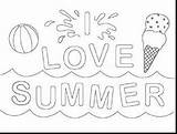 Summer Coloring Pages Vacation Getdrawings sketch template