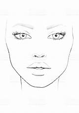 Makeup Facechart Charts Makijażu Szablony Makijaż Wybierz Tablicę sketch template