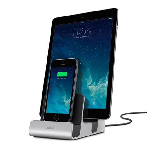 belkin dual lightning charging dock mfi approved  iphone ipad
