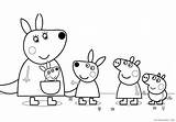 Peppa Coloring Coloring4free sketch template