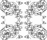 Bougainvillea Designlooter Spoonflower Criss sketch template