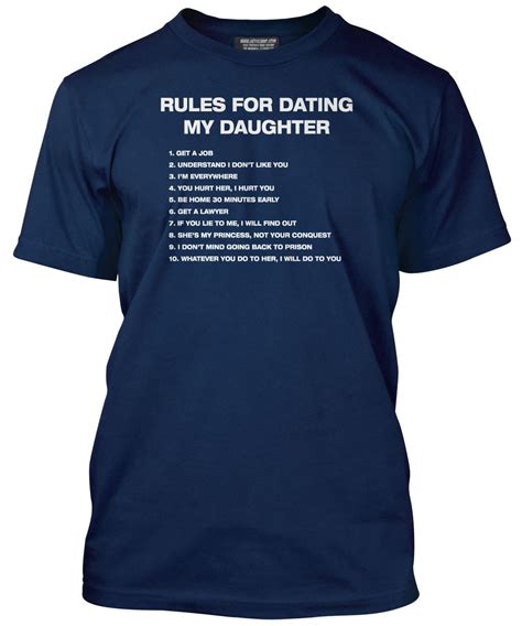 rules for dating my daughter funny t present for dad father s day