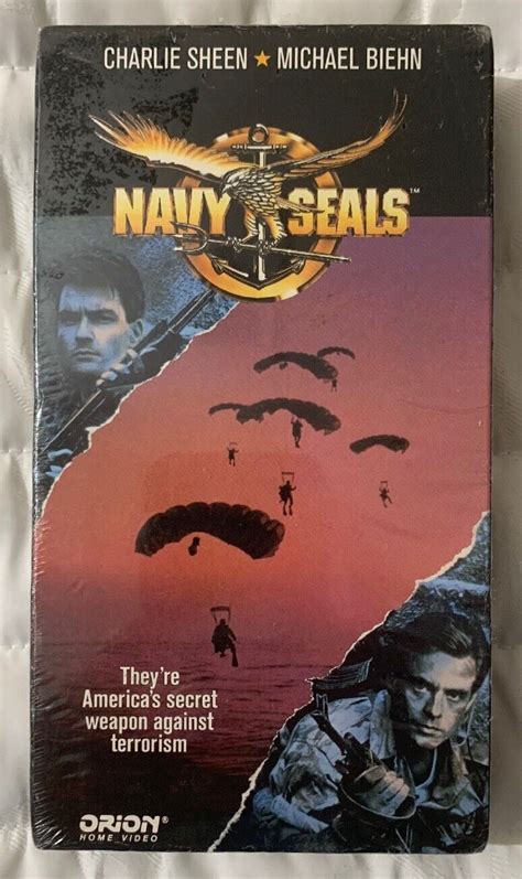 Navy Seals Vhs 1990 Charlie Sheen Michael Biehn Lewis Teague New