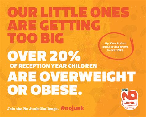 no junk challenge needed for obesity awareness week