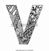 Zentangle Stylized sketch template