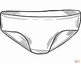 Coloring Pages Underwear Printable sketch template