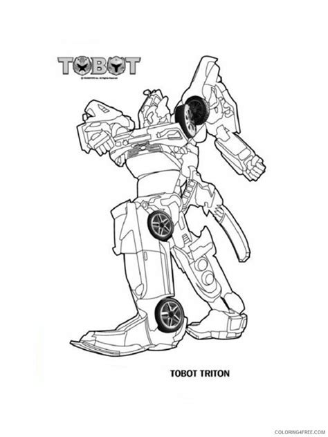 tobot coloring page tv film tobot  coloringfreecom coloring home