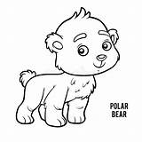 Polare Orso Libro Disegnato Mano Illustrations sketch template
