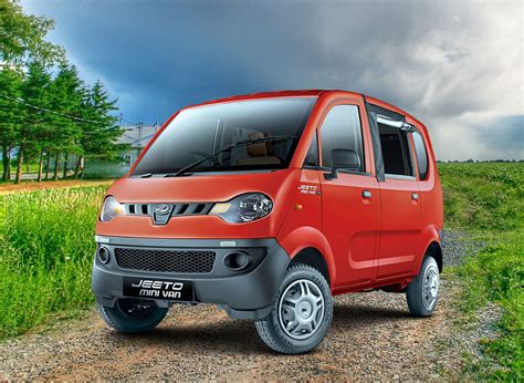 mahindra jeeto minivan small cars club