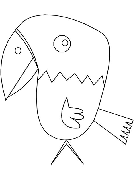 parrot coloring pages coloring home