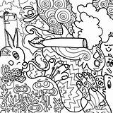 Trippy Hippy sketch template