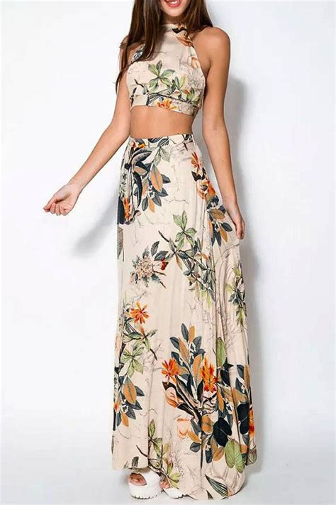 floral print spaghetti strap tie back from opal apparel things