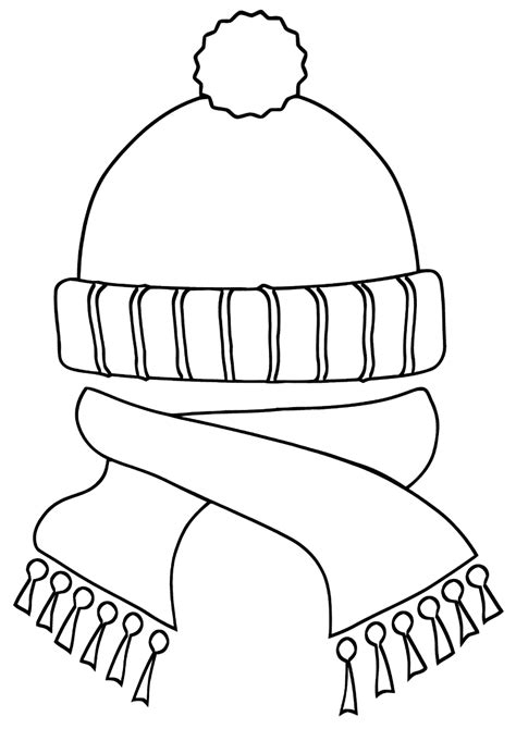 winter clothes coloring pages printable coloring pages