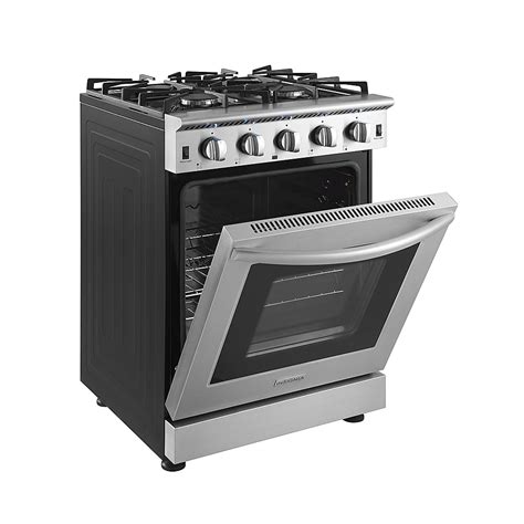 customer reviews insignia  cu ft freestanding gas range  rvs stainless steel ns