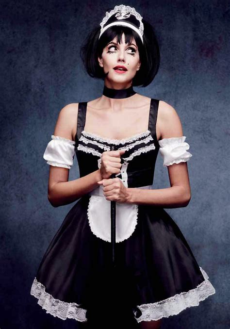 flirty french maid halloween costume