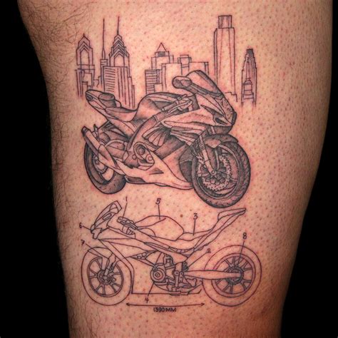 motorcycle tattoo  jordan allred tattoos ink master tattoo designs