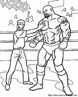 Arbitro Wrestler Lutadores Ausmalbild Colorear2000 sketch template