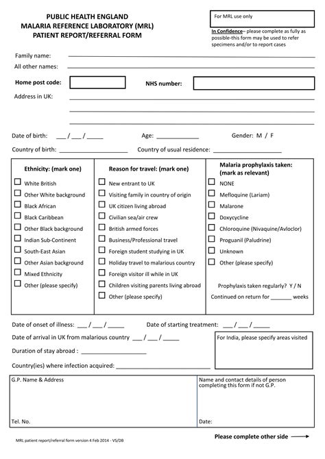 patient report forms   ms word