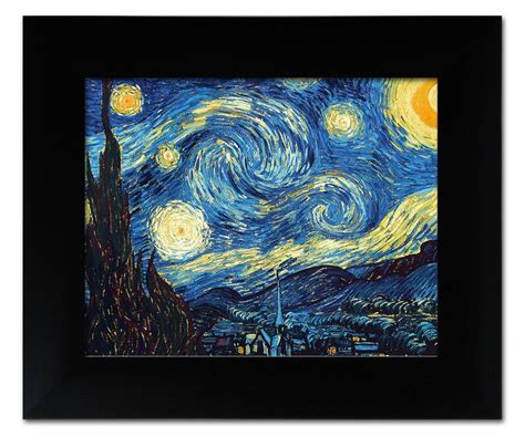 Arte Set De 5 Pinturas Vincent Van Gogh Marco Incluído Mercado Libre
