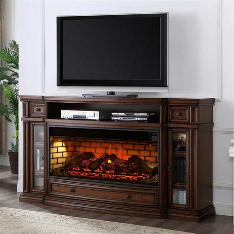 wood electric fireplace tv stand fireplace guide  linda
