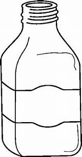 Botellas Garrafas Botes Kleurplaat Pill Reuse Getdrawings Fles sketch template