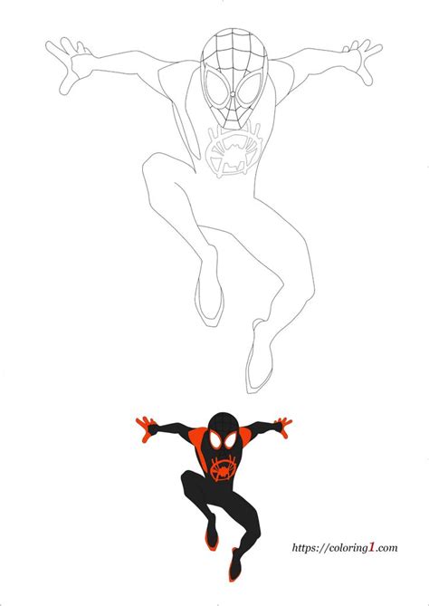 spider man   spider verse coloring pages   coloring