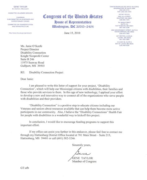 address  congressman   letter