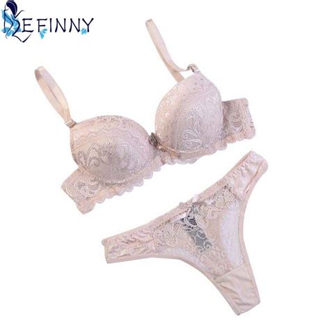 efinny 34 38 b cup sexy lace ladies push up bra sets print bra and