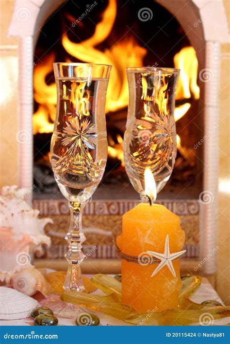 wine  fire stock photo image  cozy drink bangs