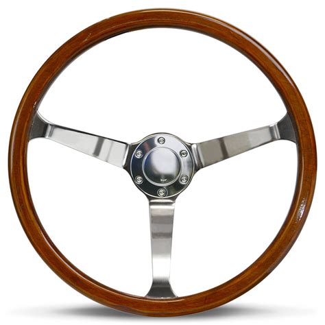 steering wheel wood  classic dd satin alloy solid saas automotive