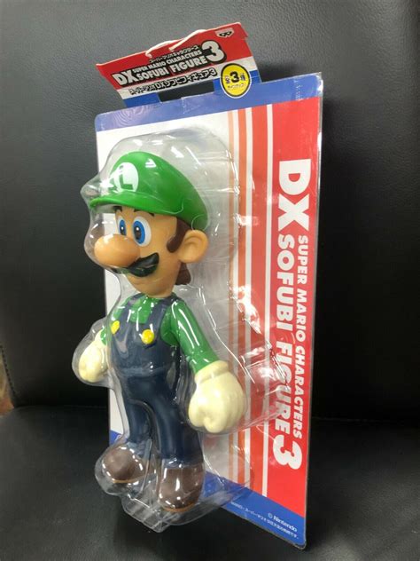 Super Mario Dx Sofubi Series 3 Luigi 9 Inch Figure Ebay