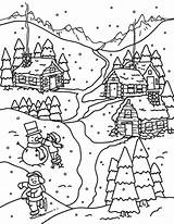 Winter Coloring Pages Printable Christmas Museprintables sketch template