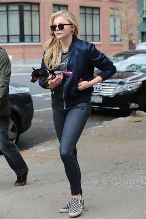 chloe moretz out in new york city october 2015