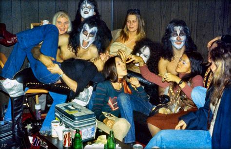 Kiss ~hollywood California August 18 1974 Hotter Than Hell Photo